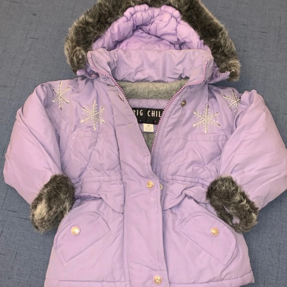 Purple winter coat (parka)